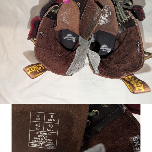 Dr. Martens Brock Lace Up Double Buckle Zip Utility Combat Unisex Boots 9M/10L - Picture 16 of 16